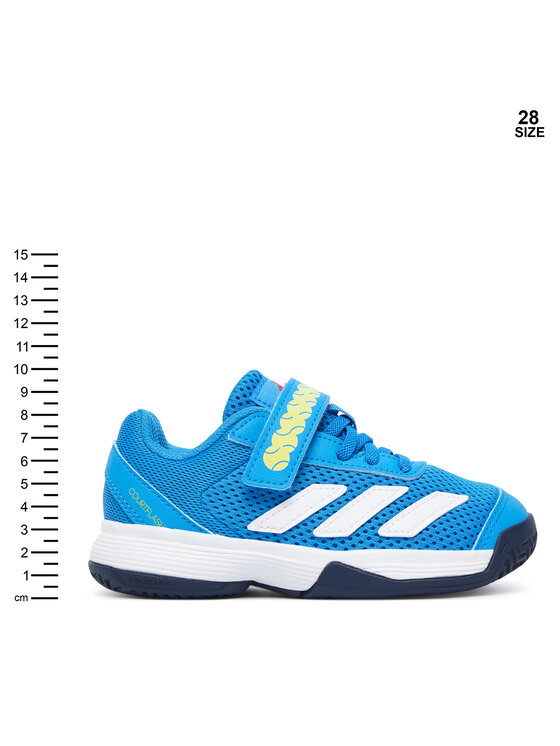 adidas adidas Buty do tenisa Courtflash Hook-And-Loop Tennis Shoes Kids KK3864 Niebieski