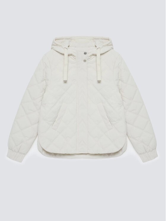 BIG STAR BIG STAR Kurtka damska WYNTERINA_103_130 Biały Basic Fit