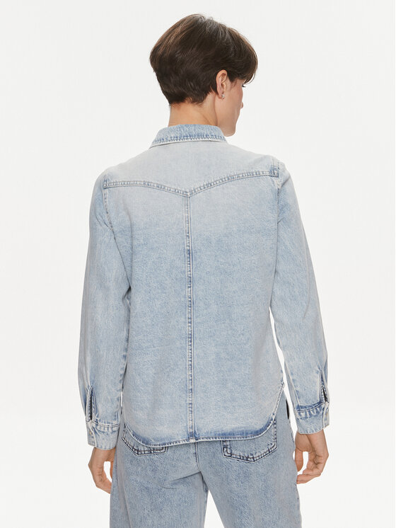 Vero Moda Vero Moda traper košulja Annalise 10302480 Plava Regular Fit