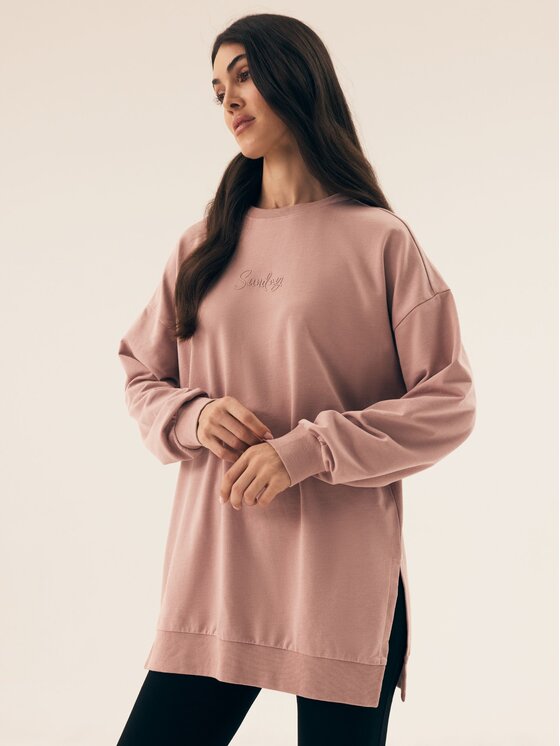 Esotiq Esotiq Bluza 42352 Różowy Regular Fit