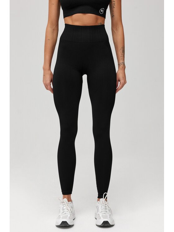 ROUGH RADICAL ROUGH RADICAL Legginsy SEAMLESS LINEA Czarny Slim Fit