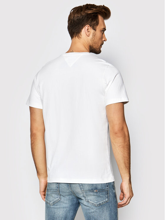 Tommy Jeans Tommy Jeans Tricou Classic DM0DM09598 Alb Regular Fit