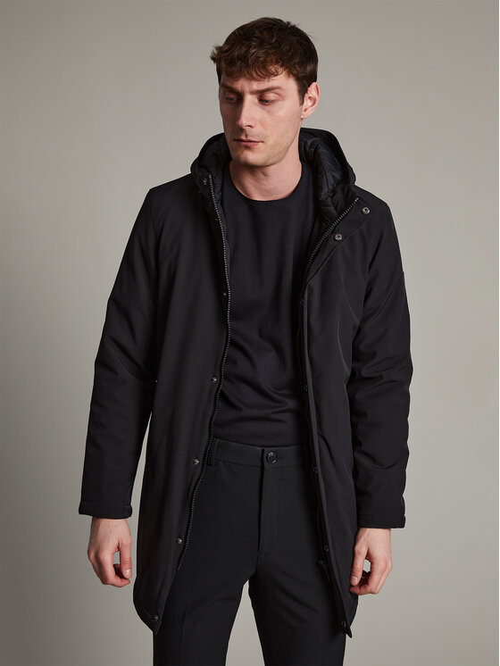 Matinique Matinique Παλτό χειμωνιάτικο Madeston 30205571 Μαύρο Regular Fit