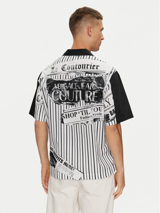 Versace Jeans Couture Versace Jeans Couture Srajca 76GAL202 Črna Relaxed Fit