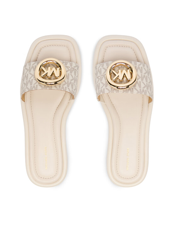 MICHAEL Michael Kors MICHAEL Michael Kors Klapki Milan 40F5MLFS1B Écru