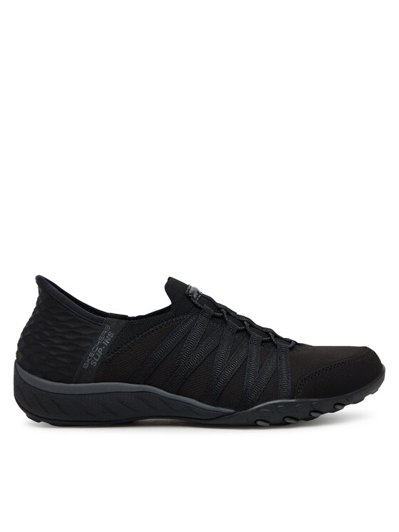 Skechers Skechers Снікерcи Breathe Easy - Roll With Me 100593/BBK Чорний