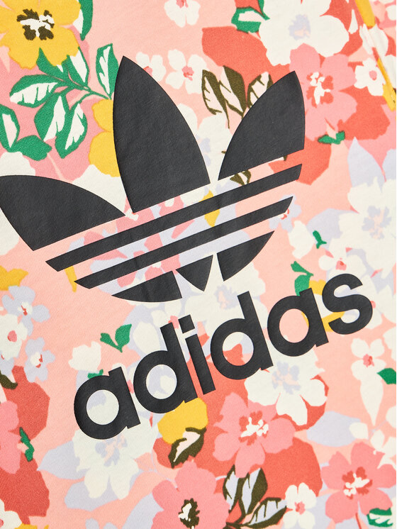 adidas Komplet sukienka i legginsy Her Studio London Floral Tee GN4214  Różowy Regular Fit | Modivo.pl