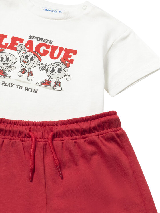 Mayoral Mayoral Σετ 2 t-shirts και παντελόνι 1669 Έγχρωμο Regular Fit