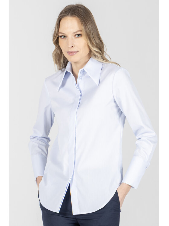 Deni Cler Milano Deni Cler Milano Koszula W-DC-1404-F2-E2-51-1 Niebieski Regular Fit