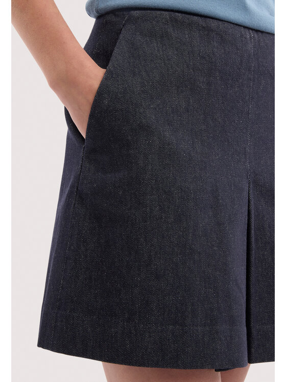 Trussardi Trussardi Spódnica midi 1404A000674N0DO Niebieski A-Line Fit