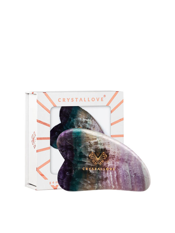 Kamień Gua Sha Crystallove, Fluoryt tęczowy