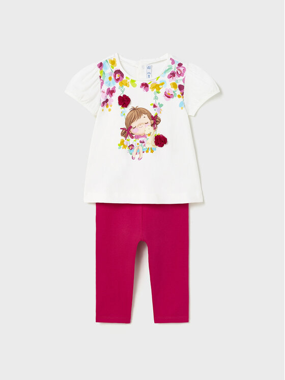 Mayoral Set tricou și leggings 1777 Colorat