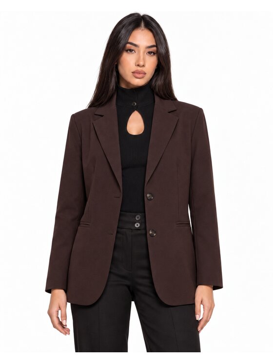 Agatha Studio Agatha Studio Marynarka A26ZS-3Z-K01 Brązowy Oversize