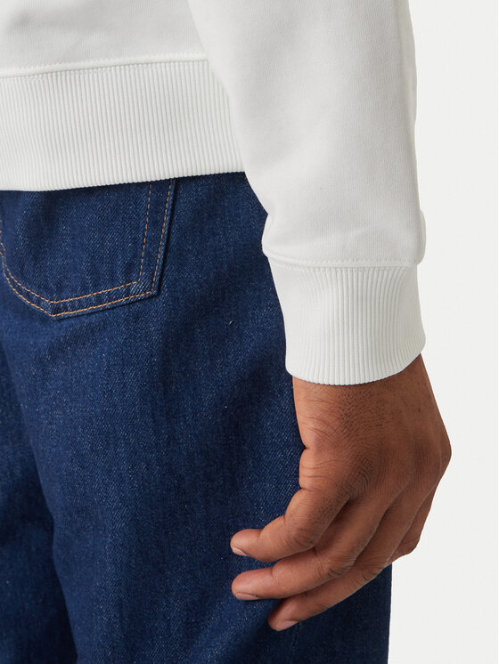 Calvin Klein Jeans Calvin Klein Jeans Džemperis ar kapuci LV04RC273G Balts Regular Fit