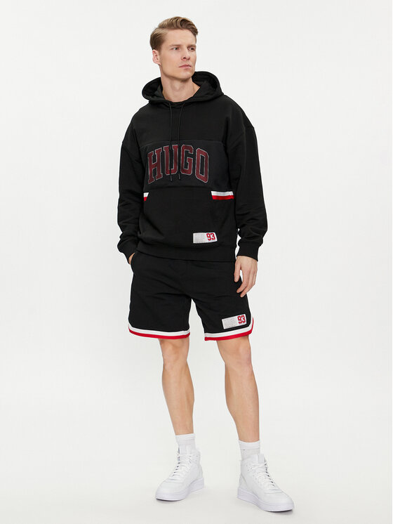 HUGO Hugo Felpa Danody 50510166 Nero Relaxed Fit