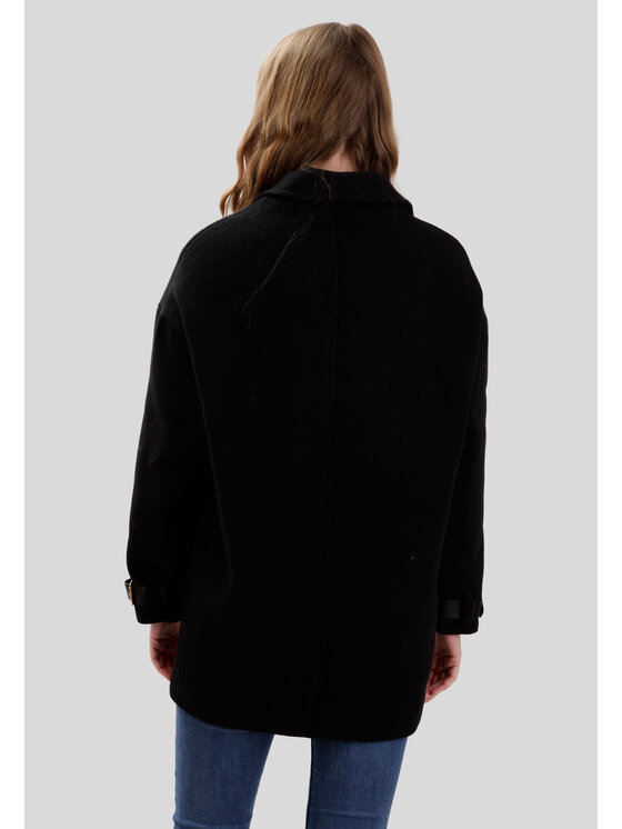 Perso Perso Prechodný kabát MAH511111F Čierna Regular Fit