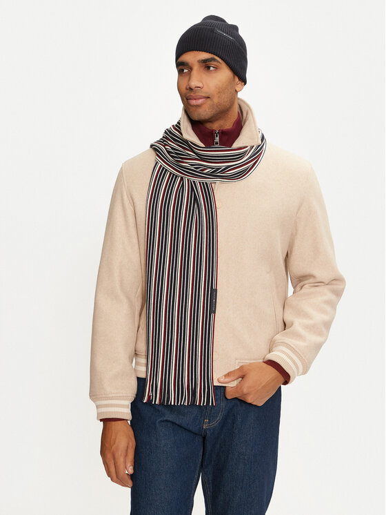 Tommy Hilfiger Tommy Hilfiger Set berretto e sciarpa Th Corp Love AM0AM12939 Blu scuro