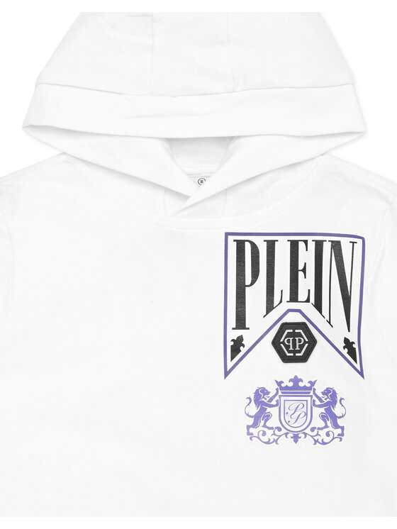 PHILIPP PLEIN PHILIPP PLEIN Bluza 28195 Biały Regular Fit