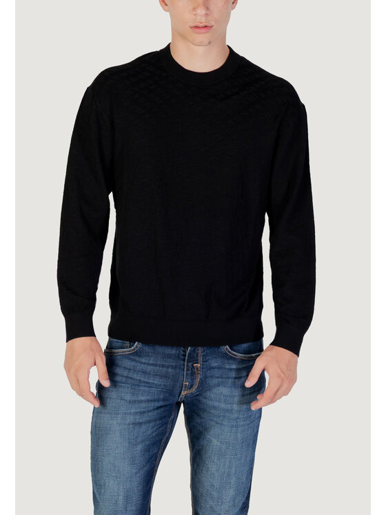 Armani Exchange Armani Exchange Maglione PULLOVER Nero Over Fit