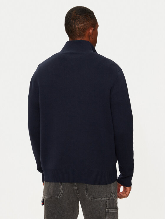 Tommy Jeans Tommy Jeans Sweter DM0DM20596 Granatowy Regular Fit