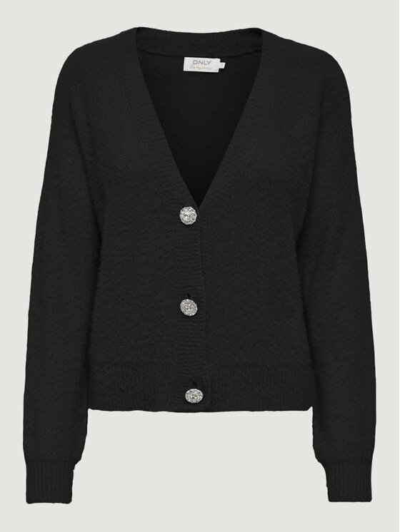 ONLY ONLY Cardigan ONLELLA PIUMO L/S CC KNT Nero Regular Fit