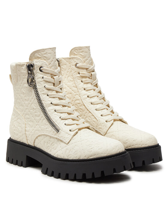Guess Guess Μποτάκια Fiona FLTFIO FAL10 Λευκό