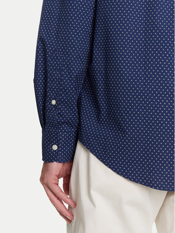 Tommy Hilfiger Tommy Hilfiger Srajca MW0MW39437 Mornarsko modra Regular Fit