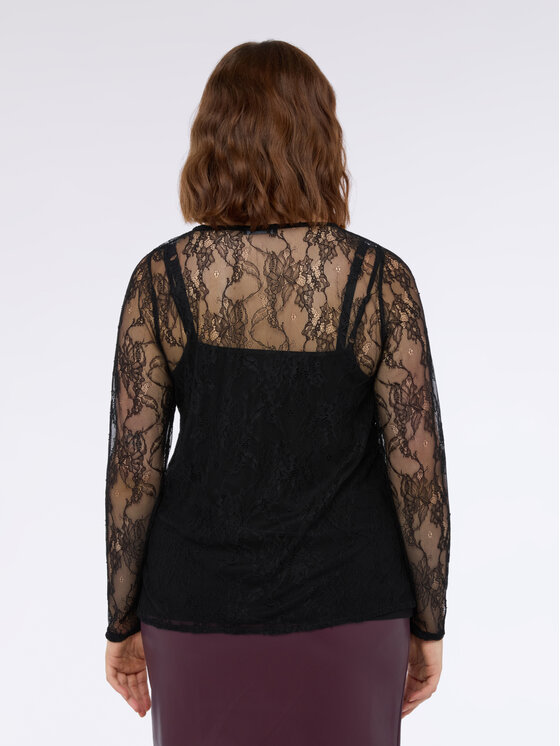 Fiorella Rubino Fiorella Rubino T-shirt G02LL008852N033 Nero Regular Fit