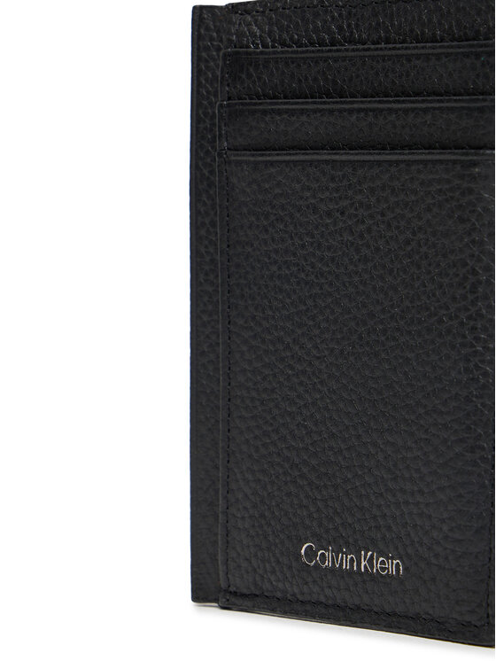 Calvin Klein Calvin Klein Kreditinių kortelių dėklas Foil Emboss Ns Card Case LV04D1061G Juoda