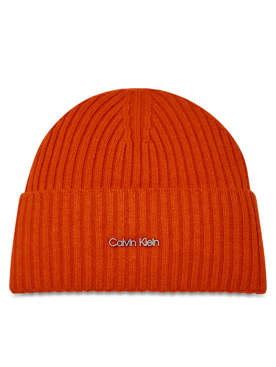 Calvin Klein Cepure Ck Must Logo Beanie K60K611401 Oranžs