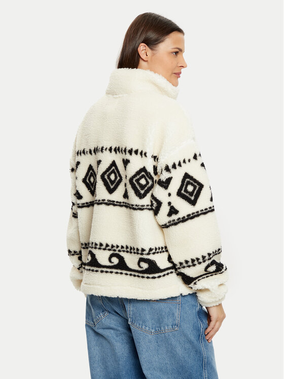 Roxy Roxy Flis Treasure Soul ERJPF03178 Écru Relaxed Fit