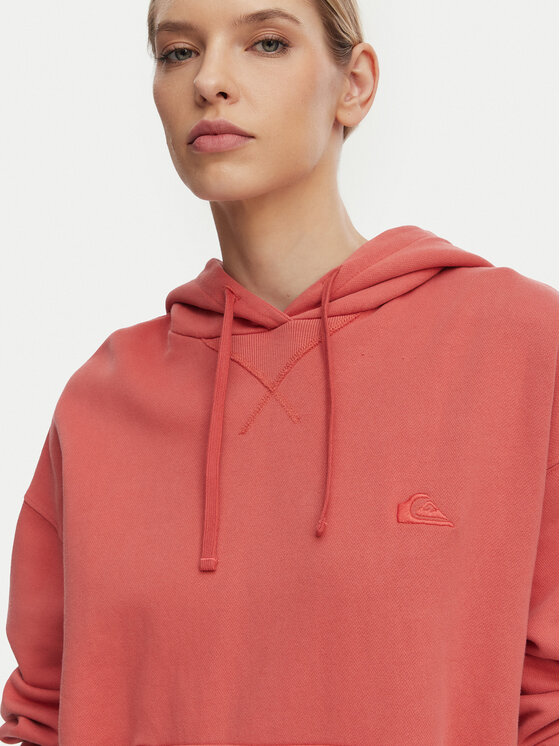 Quiksilver Quiksilver Džemperis ar kapuci Essential EQWFT03191 Sarkans Oversize
