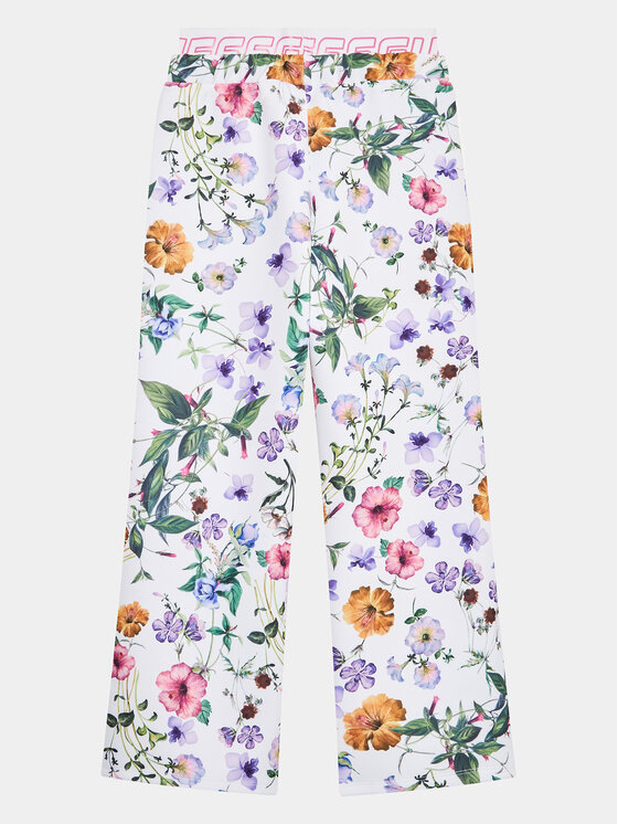 Guess Guess Spodnie materiałowe J3YQ17 KAZQ2 Kolorowy Relaxed Fit