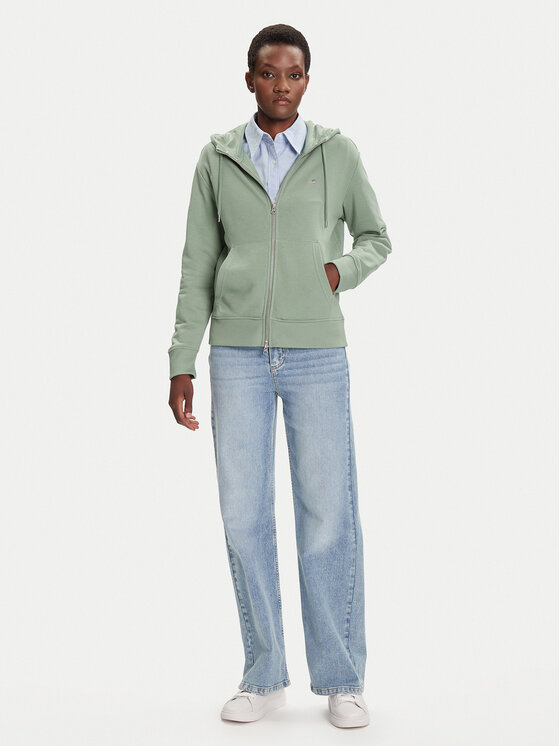 Gant Gant Bluza Shield 4201412 Zielony Regular Fit