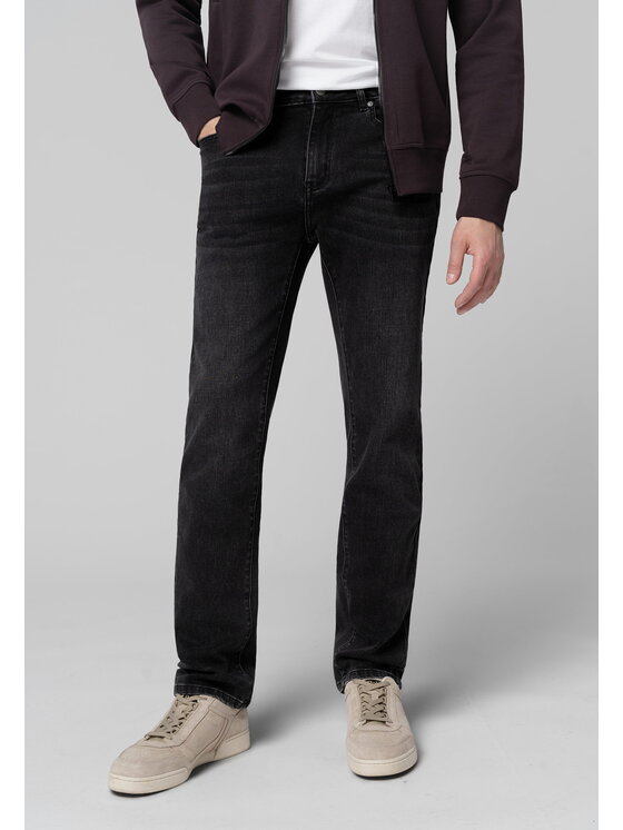 Volcano Volcano Jeansy D-LEON 58 Czarny Regular Fit