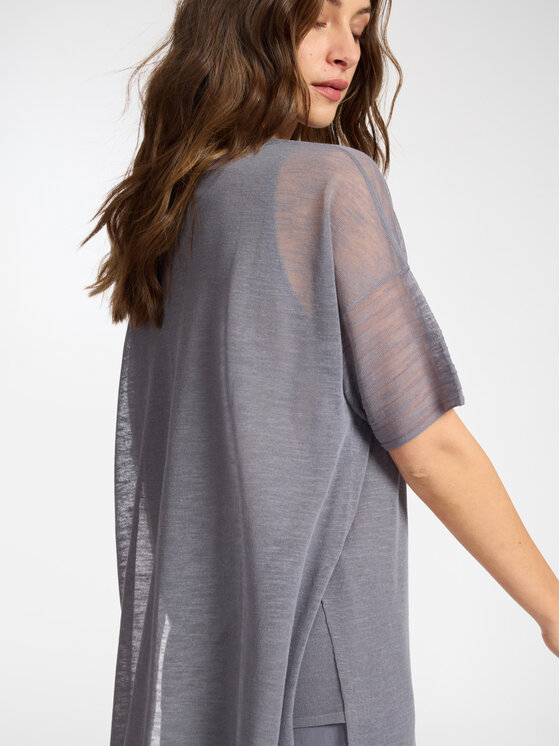 Elena Mirò Elena Mirò Sweter M609Z000758N023 Szary Regular Fit