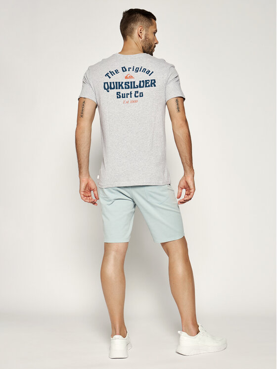 Quiksilver Quiksilver Marškinėliai Energy Project EQYZT05816 Pilka Regular Fit