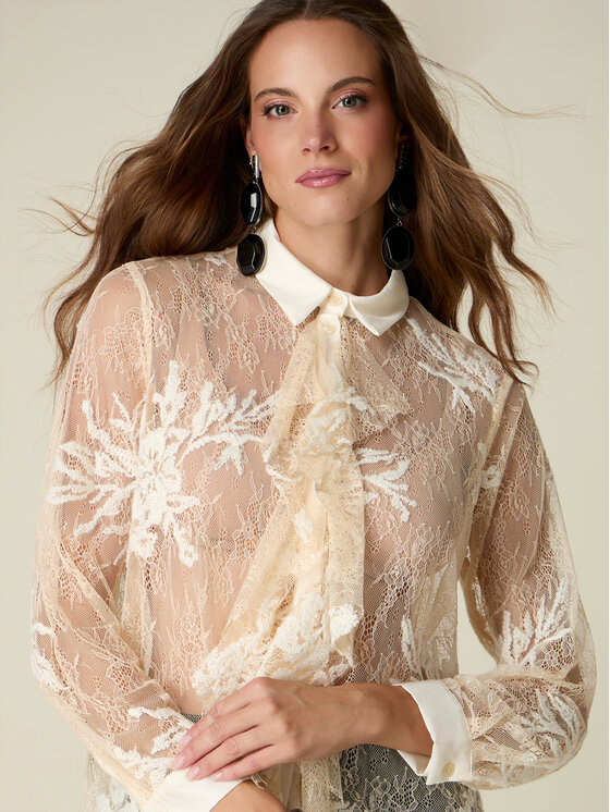 Oltre Oltre Camicia 500YR003369N021 Bianco Regular Fit