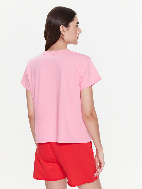 DKNY Sport DKNY Sport Póló DP1T8521 Rózsaszín Classic Fit