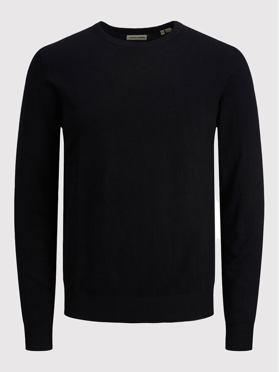 Jack & Jones Jack & Jones Svetr Emil 12208364 Černá Regular Fit