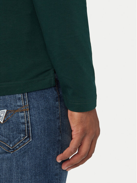 Guess Guess Polo särk M6YP36 K4395 Roheline Extra Slim Fit