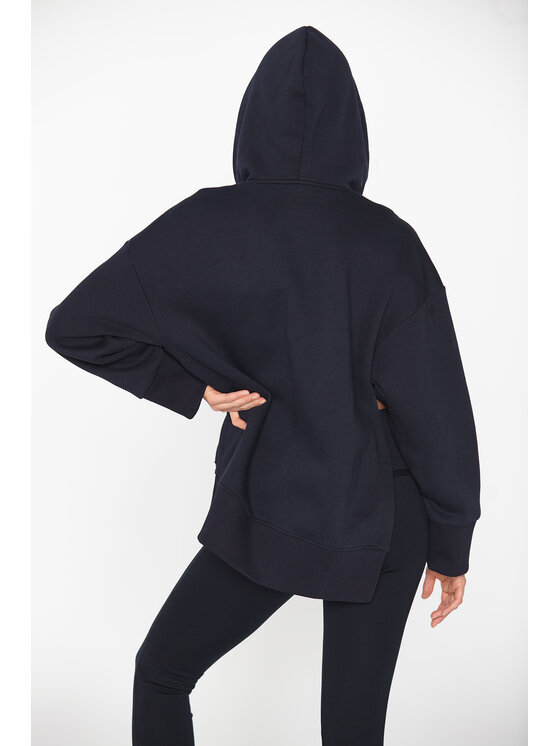 MANDRAGORA MANDRAGORA Felpa Marynarska Blu scuro Relaxed Fit