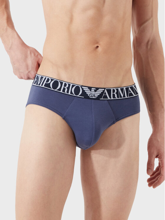 Emporio Armani Underwear Emporio Armani Underwear Súprava 2 kusov slipov 1117333R720 Biela