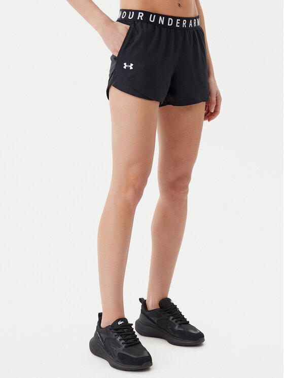 Under Armour Under Armour Športové kraťasy Ua Play Up 3.0 1344552 Čierna Loose Fit