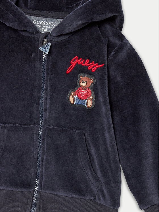 Guess Guess Dres I4BG05 KAVN4 Granatowy Relaxed Fit
