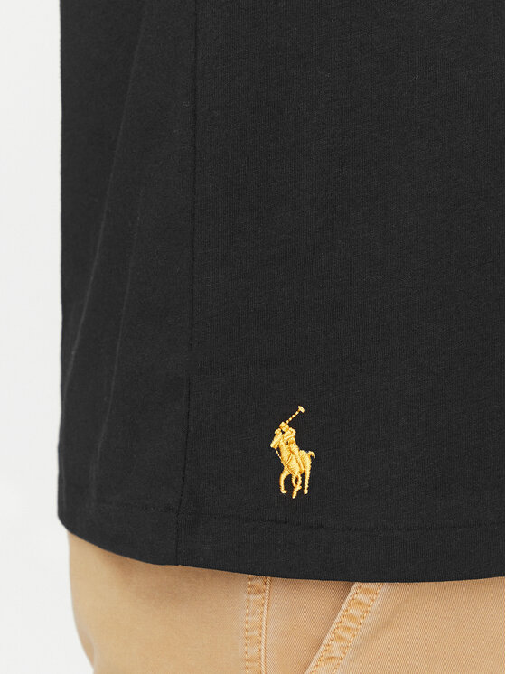 Polo Ralph Lauren Polo Ralph Lauren S dlhými rukávmi 710920208001 Čierna Regular Fit