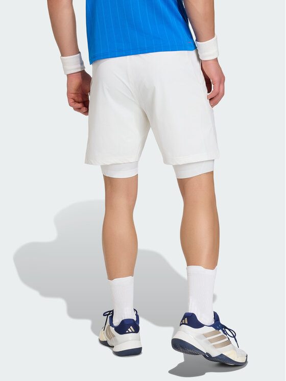adidas adidas Szorty tenisowe 161758 Biały Regular Fit