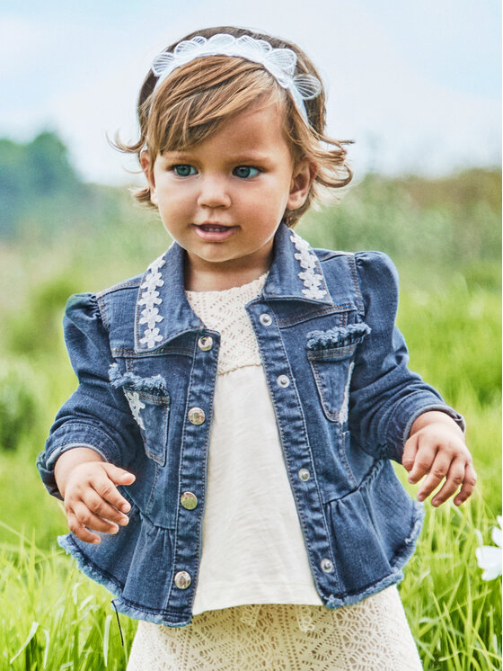 Mayoral Mayoral Jeans jakna 1434 Mornarsko modra Regular Fit