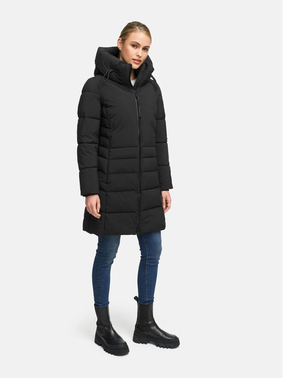 Navahoo Navahoo Kurtka zimowa Mondnebel Czarny Regular Fit