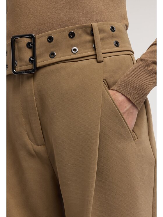 Trussardi Trussardi Pantaloni di tessuto P008A002440N041 Crema Over Fit